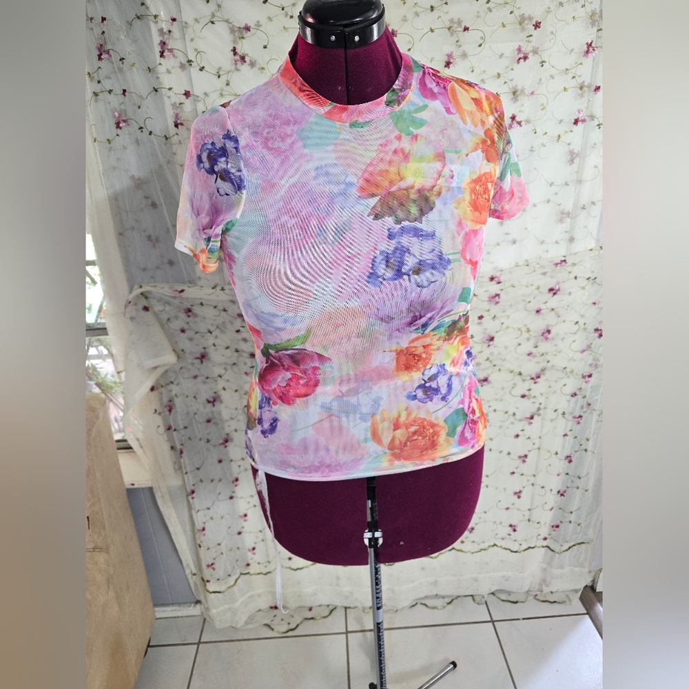 Floral Multicolor Women's Top